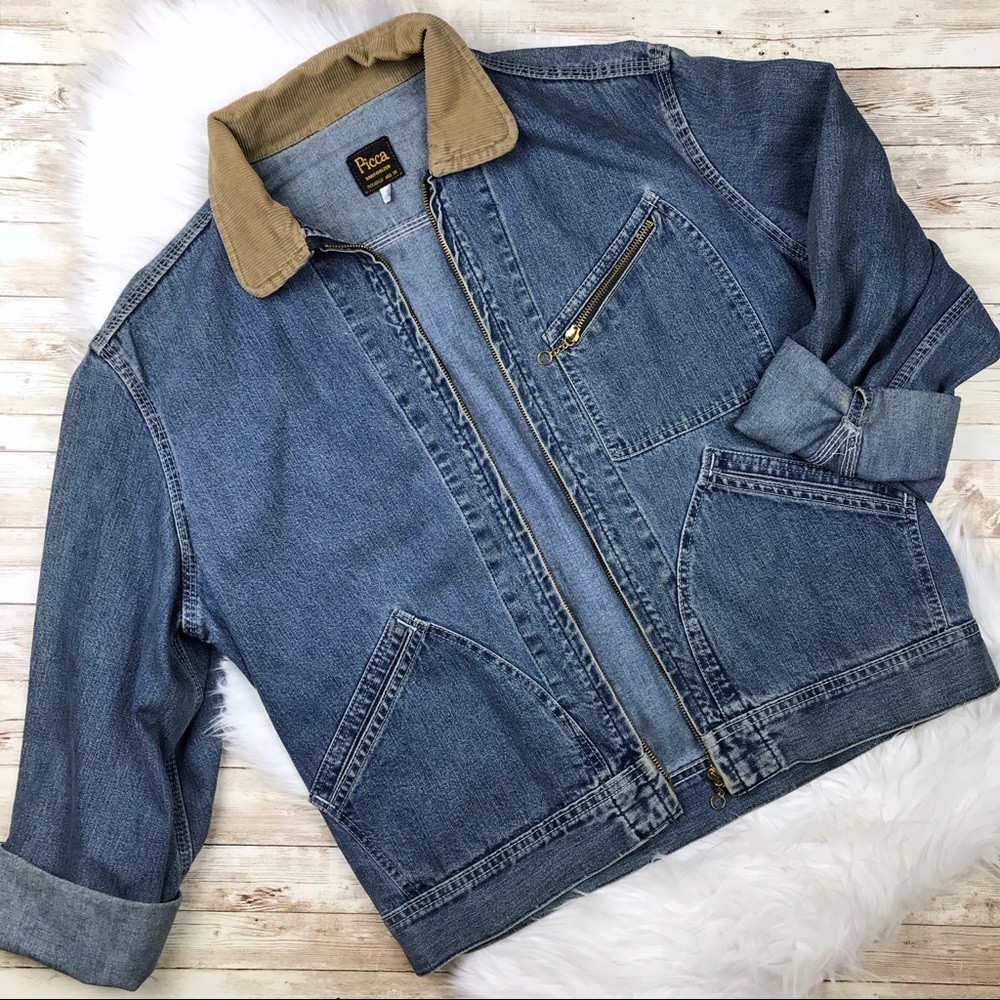 PICCADILLY PARIS - Vintage Denim Jacket FR SZ 2